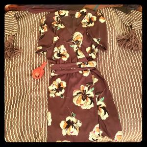 Ann Taylor wrap around dress